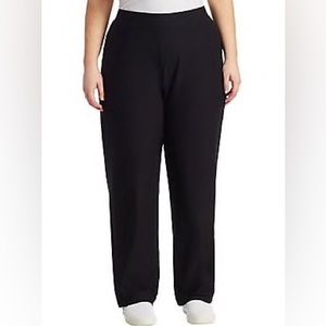 Eileen Fisher Black Ponte knit pant